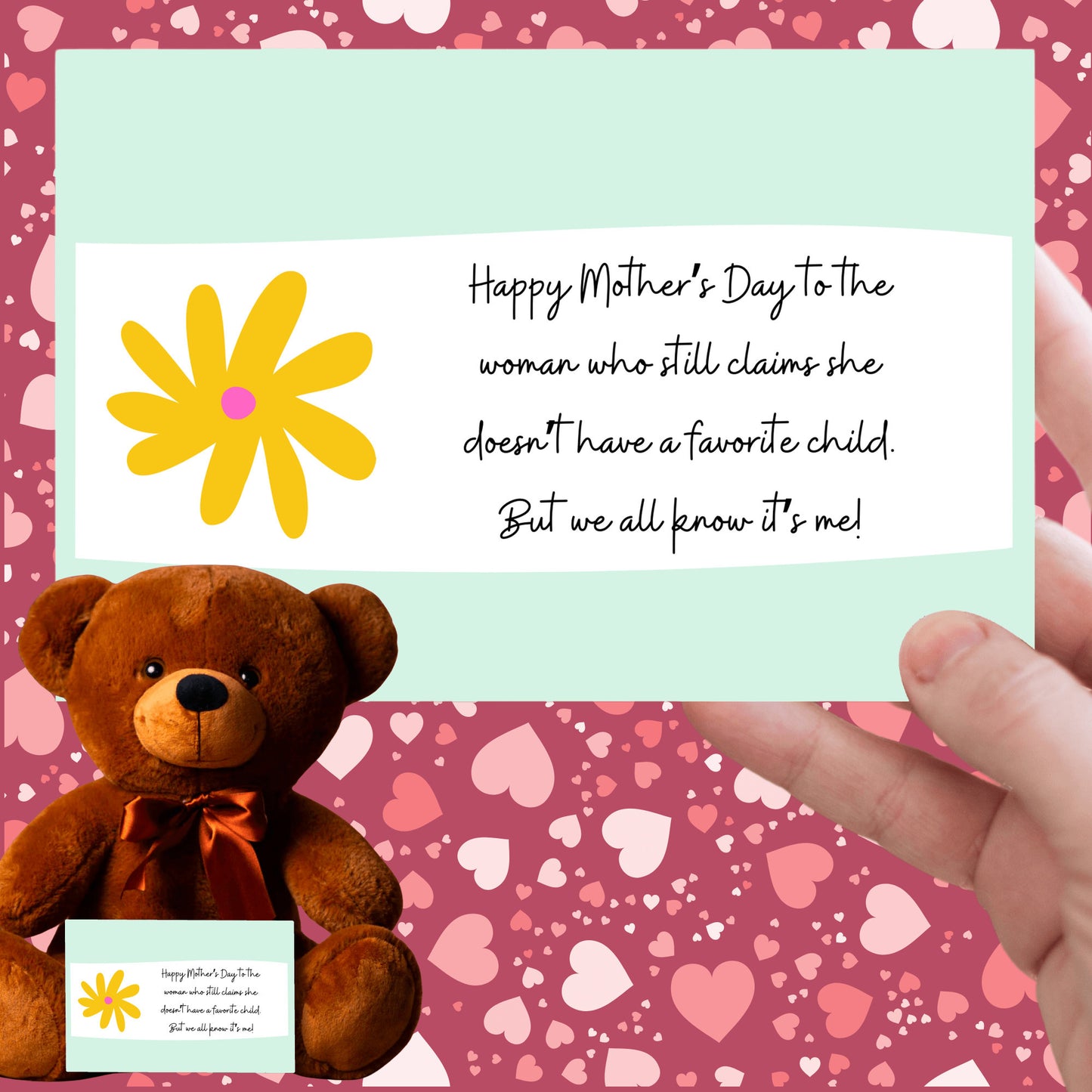 Mother's Day Teddy Bear Favorite Child