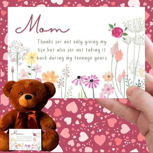 Mother's day bear from teenager