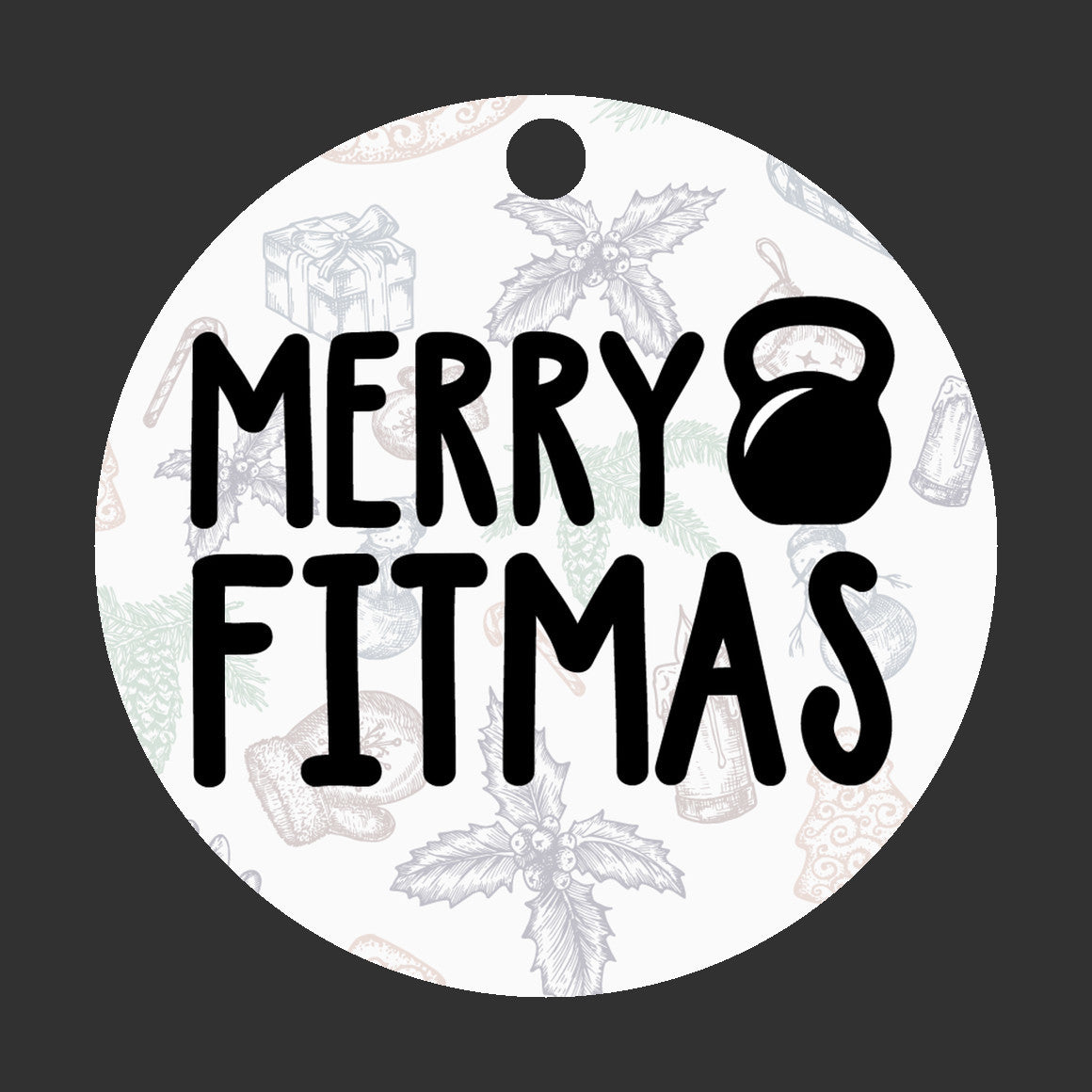 Merry Fitness Ornament